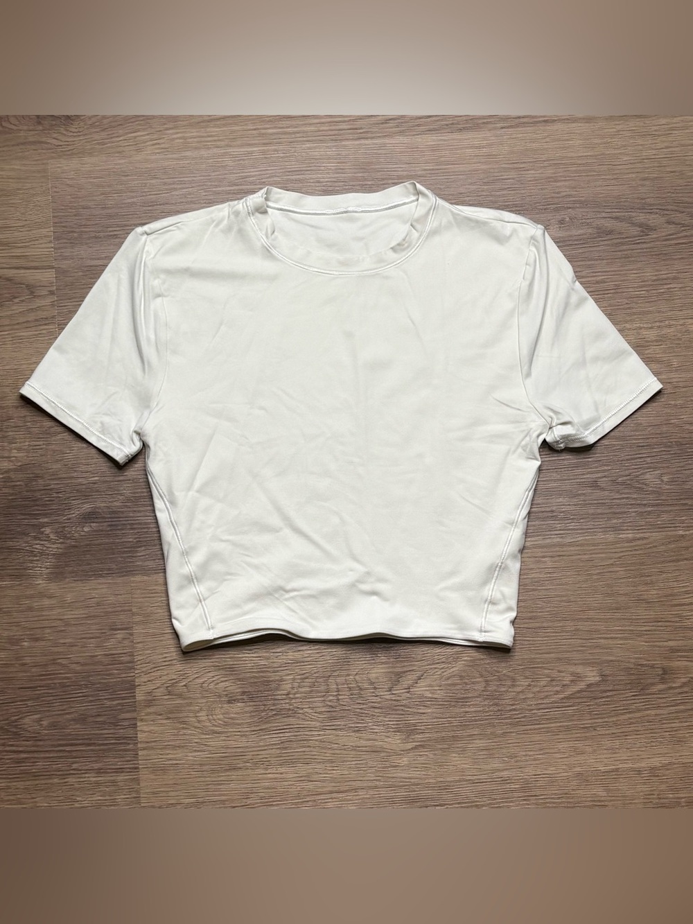 Lululemon Wundermost Ultra-Soft Nulu Crewneck Cropped T-Shirt